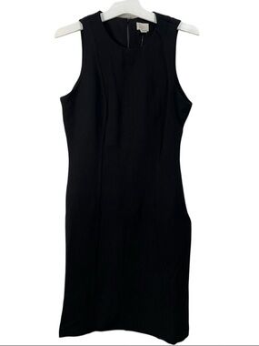 a new day Black Sleeveless Sheath Dress - Clean Tailored Fit